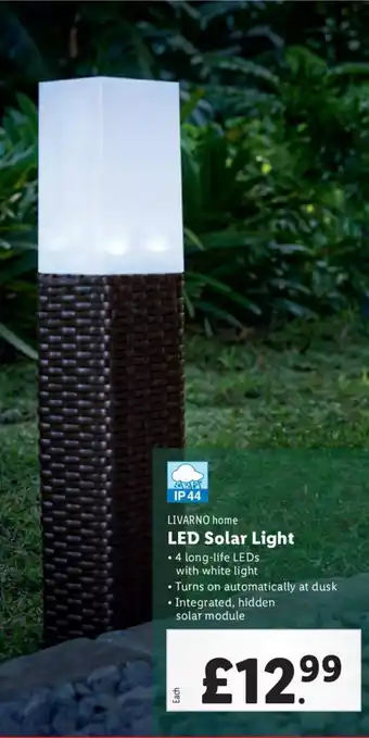 Lidl LED Solar Light offer