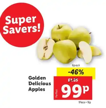 Lidl Golden Delicious Apples offer