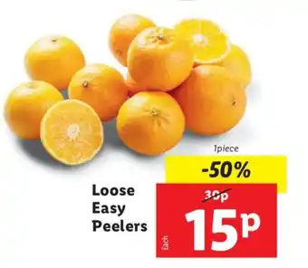 Lidl Loose Easy Peelers offer