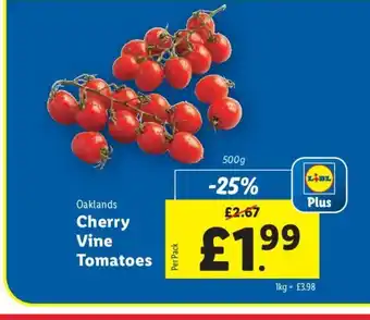 Lidl Cherry Vine Tomatoes offer