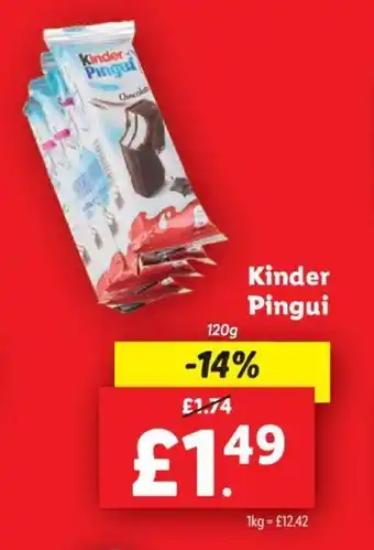 Lidl Kinder Pingui offer