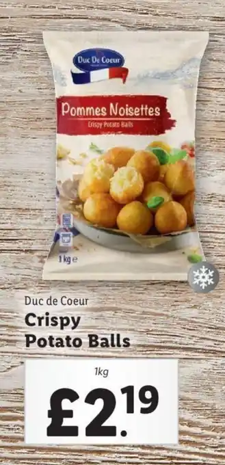 Lidl Duc de Coeur Crispy Potato Balls offer