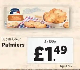 Lidl Duc de Coeur Palmiers offer