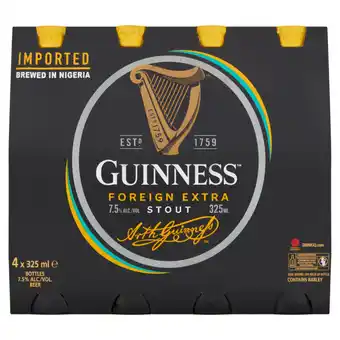 Asda Guinness Foreign Extra Stout Beer offer