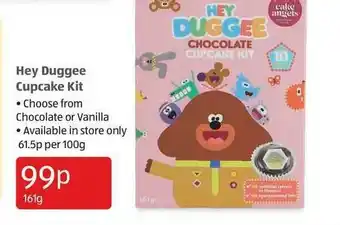 Aldi Hey Duggee Cupcake Kit offer