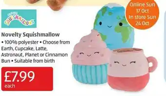 Aldi Novelty Squishmallow offer