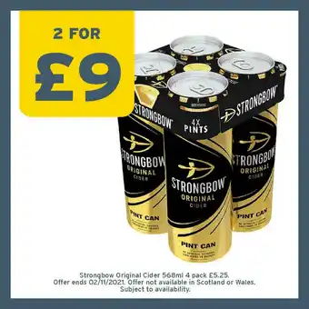 Strongbow Original Cider 568ml