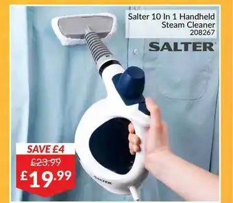 Salter 10 In 1 Handheld Steam Cleaner