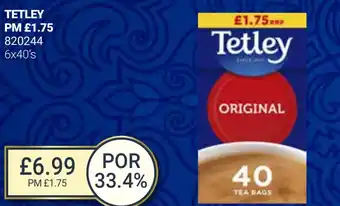Bestway TETLEY offer
