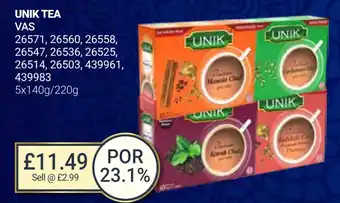 Bestway UNIK TEA offer