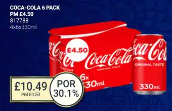 Bestway COCA-COLA 6 PACK offer