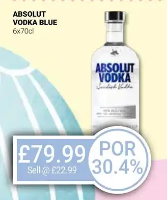 Bestway ABSOLUT VODKA BLUE 6x70cl offer