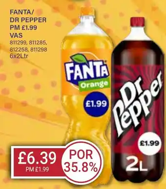 Bestway FANTA/ DR PEPPER offer