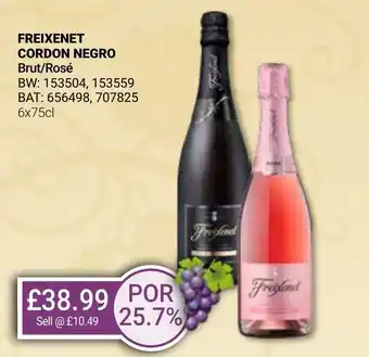 Bestway FREIXENET CORDON NEGRO Brut/Rosé offer