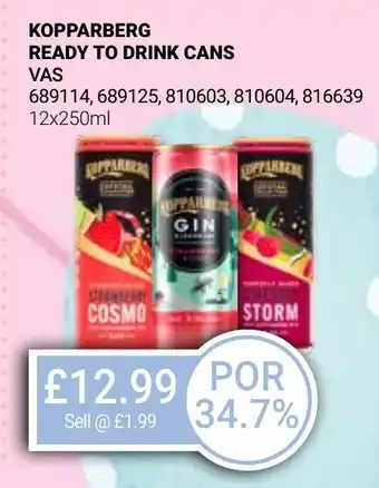 Bestway KOPPARBERG READY TO DRINK CANS offer