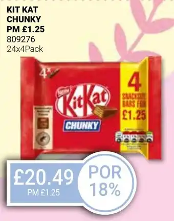 Bestway KIT KAT CHUNKY offer