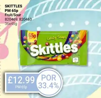 Bestway SKITTLES offer