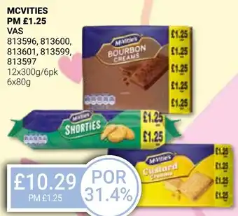 Bestway MCVITIES offer