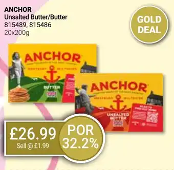 Bestway ANCHOR Unsalted Butter/Butter offer