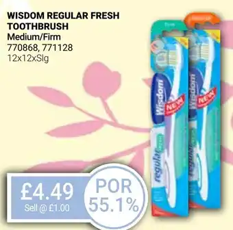 Bestway WISDOM REGULAR FRESH TOOTHBRUSH offer