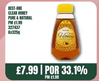 Bestway BEST-ONE CLEAR HONEY PURE & NATURAL offer