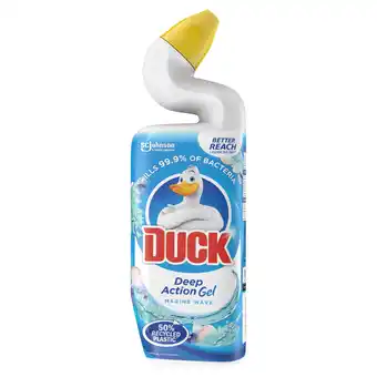 Sainsbury's Duck Toilet Cleaner Deep Action Liquid Gel Marine 750ml offer