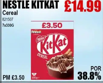 Bestway NESTLE KITKAT Cereal offer