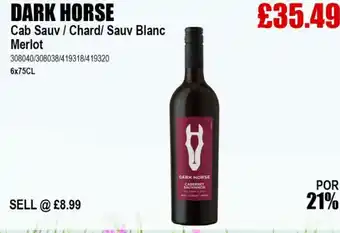 Bestway DARK HORSE Cab Sauv/Chard/ Sauv Blanc Merlot offer