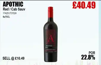 Bestway APOTHIC Red / Cab Sauv offer