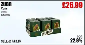 Bestway ZUBR Cans offer