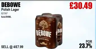Bestway DEBOWE Polish Lager offer