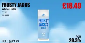 Bestway FROSTY JACKS White Cider offer