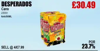 Bestway DESPERADOS Cans offer