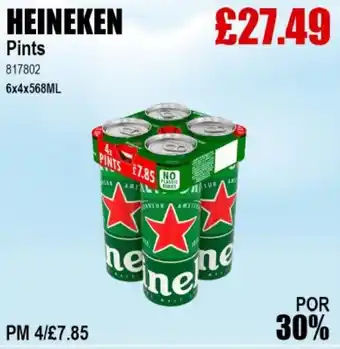Bestway HEINEKEN Pints offer
