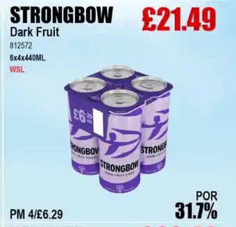 Bestway STRONGBOW Dark Fruit offer