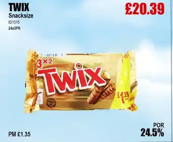 Bestway TWIX Snacksize offer