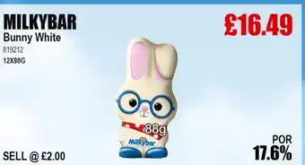 Bestway MILKYBAR Bunny White offer