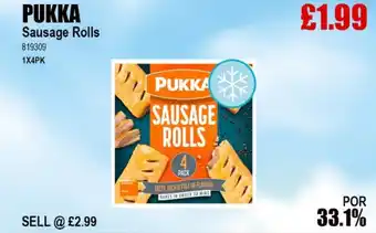 Bestway PUKKA Sausage Rolls offer