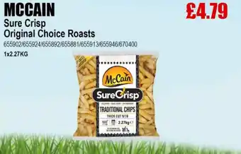 Bestway MCCAIN Sure Crisp Original Choice Roasts offer
