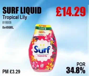 Bestway SURF LIQUID Tropical Lily offer
