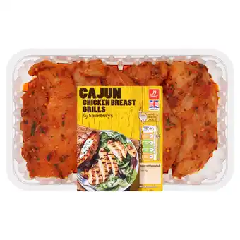 Sainsbury's Sainsbury's Cajun Chicken Breast Grills 650g offer