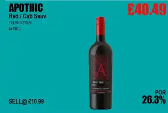 Bestway APOTHIC Red / Cab Sauv offer