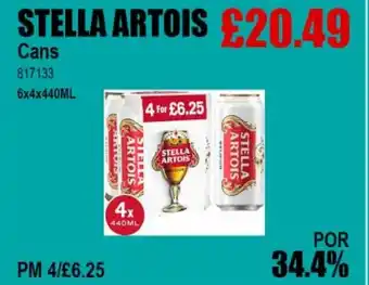 Bestway STELLA ARTOIS Cans offer