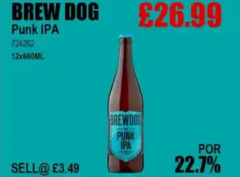 Bestway BREW DOG Punk IPA offer
