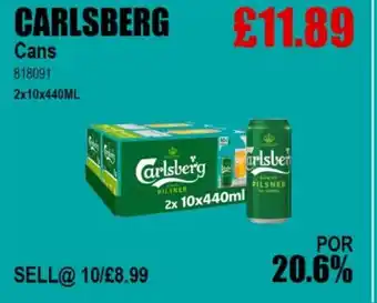 Bestway CARLSBERG Cans offer