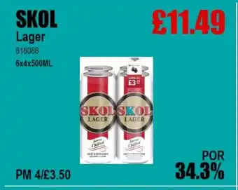 Bestway SKOL Lager offer