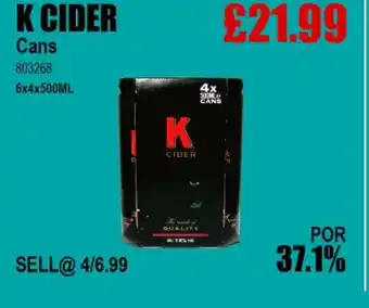 Bestway K CIDER Cans offer