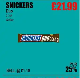Bestway SNICKERS Duo offer