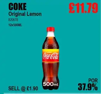 Bestway COKE Original Lemon offer