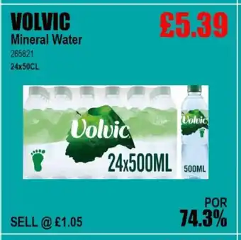 Bestway VOLVIC Mineral Water offer